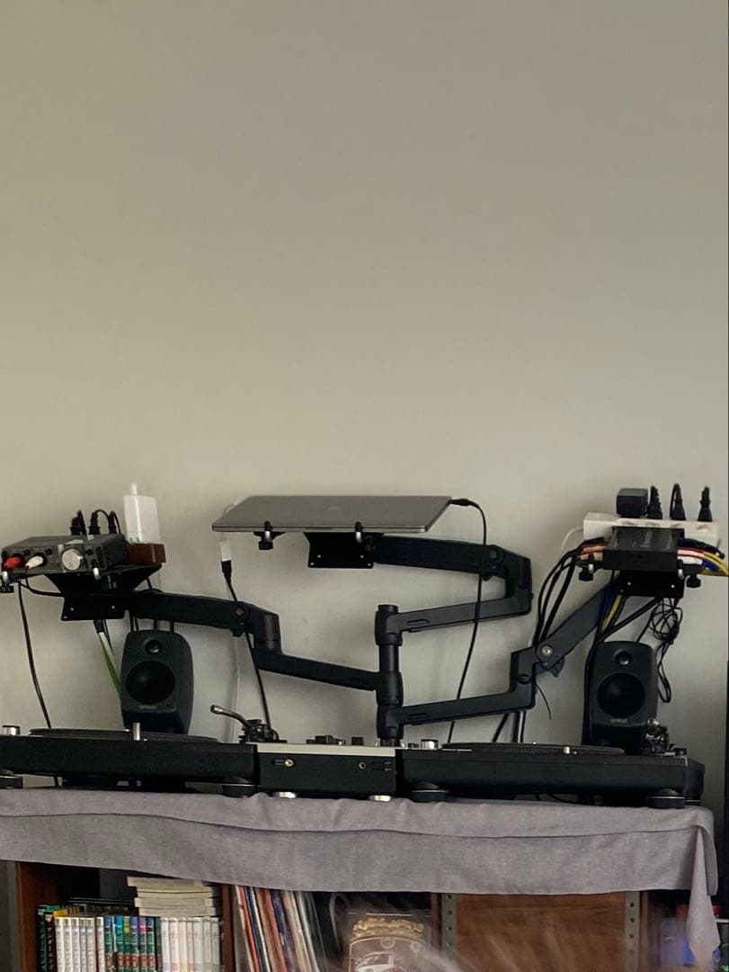 エルゴトロン LX デュアルモニターアーム + ブックトレー×2