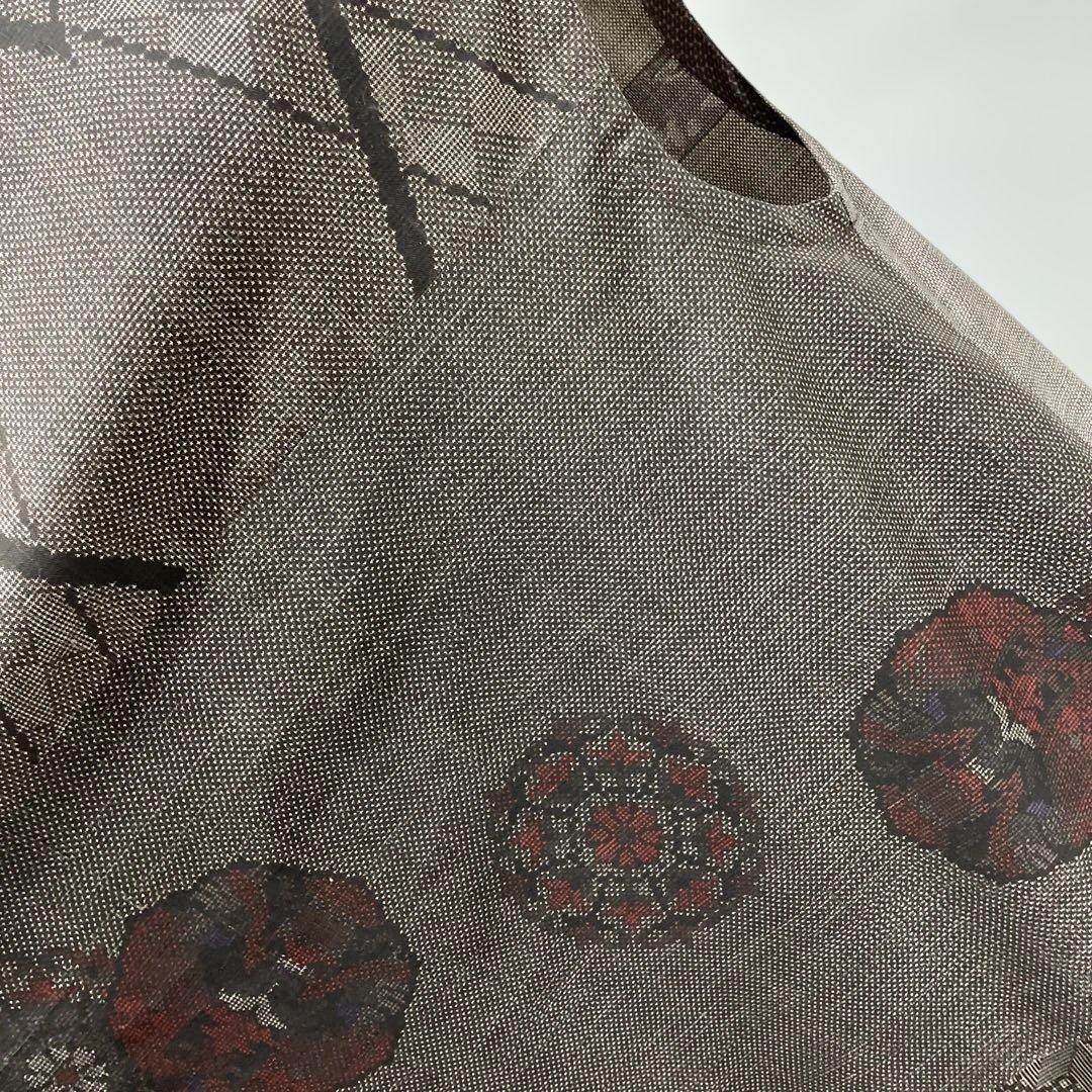 着物ワンピーステントラインロング丈《16》大島紬(龍郷柄7＆9マルキ)L〜L L