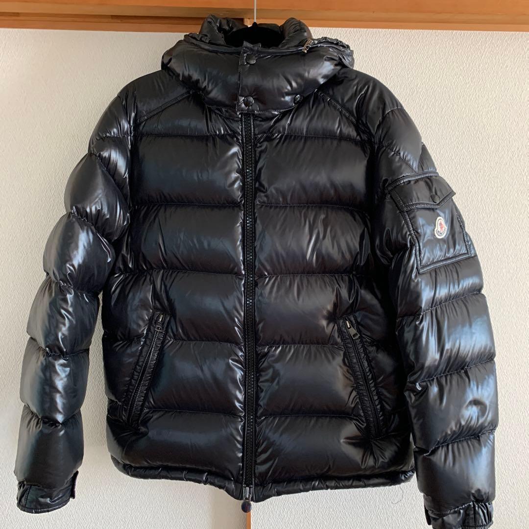 オンライン で 販売ファッション - MONCLER 黒 ダウンジャケット