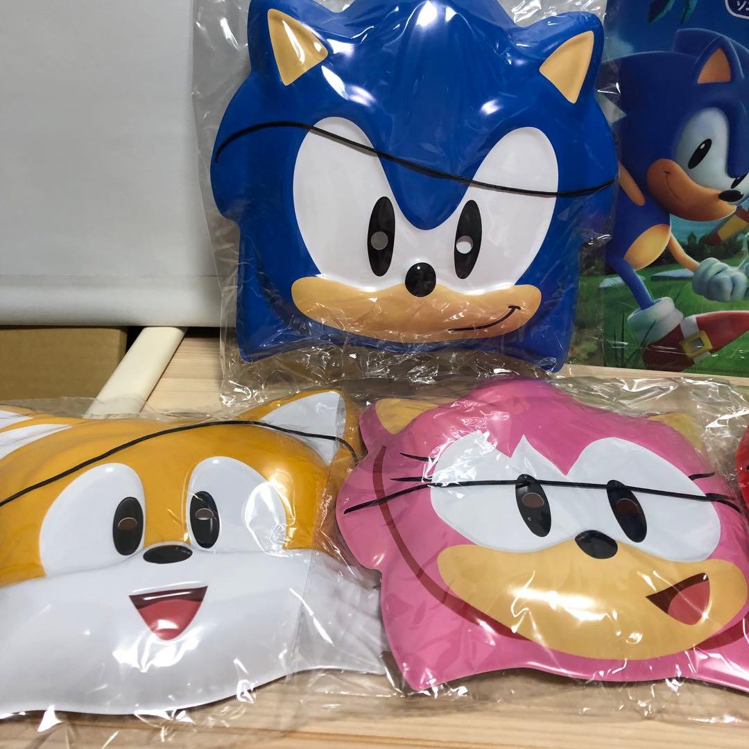 会場限定ソニック スーパースターズ お面 セット - メルカリ