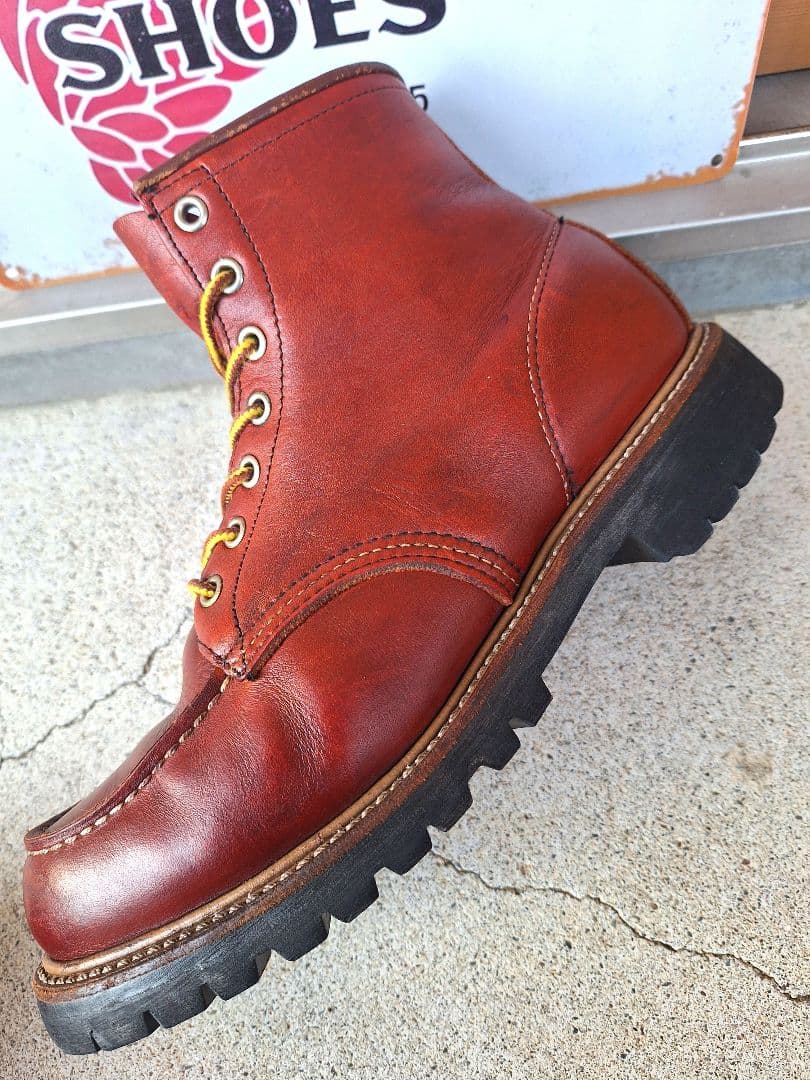 半円犬タグ レッドウィング 8175 ビブラム 8.5E 97年製