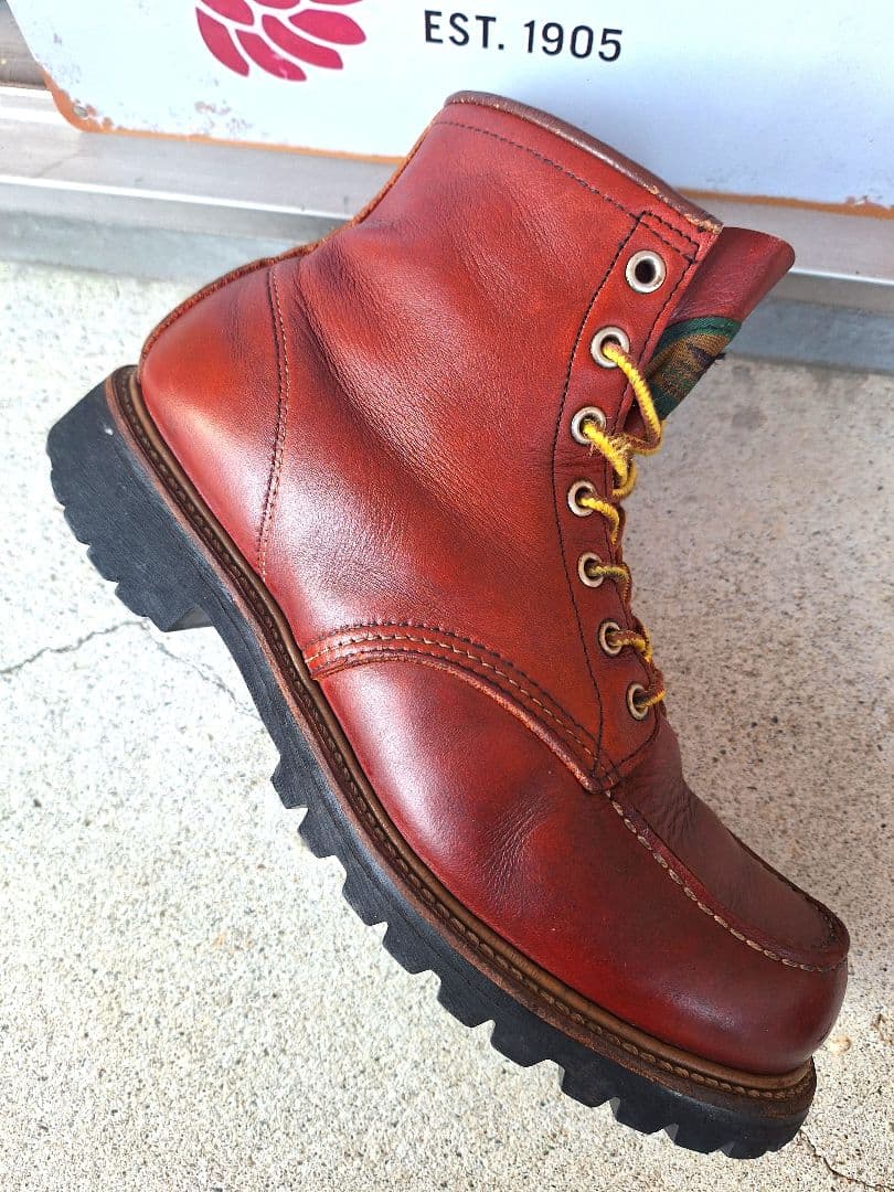 半円犬タグ レッドウィング 8175 ビブラム 8.5E 97年製