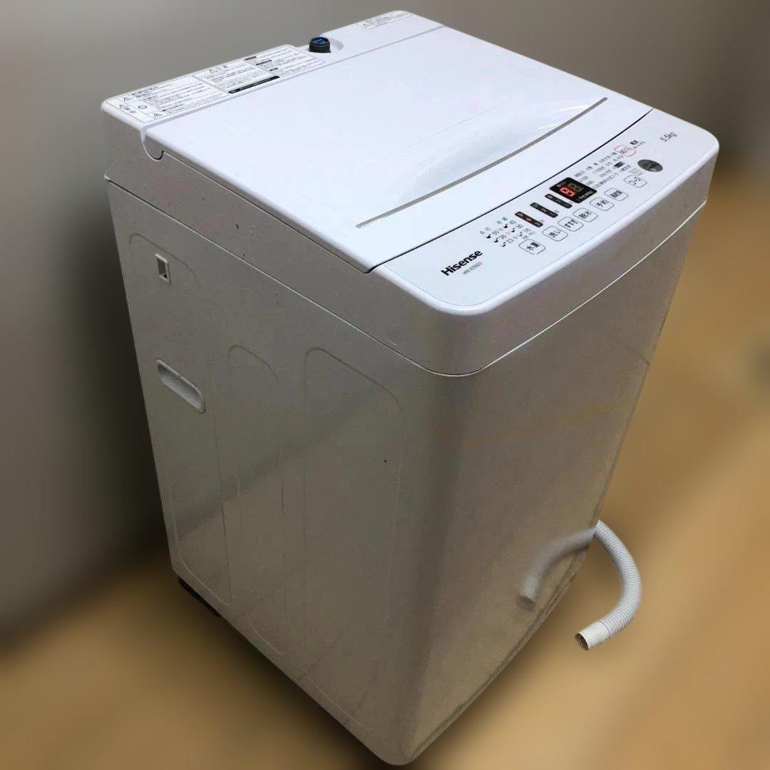 ハイセンス HW-E5503 全自動　2021年製 5.5kg 75082-1-