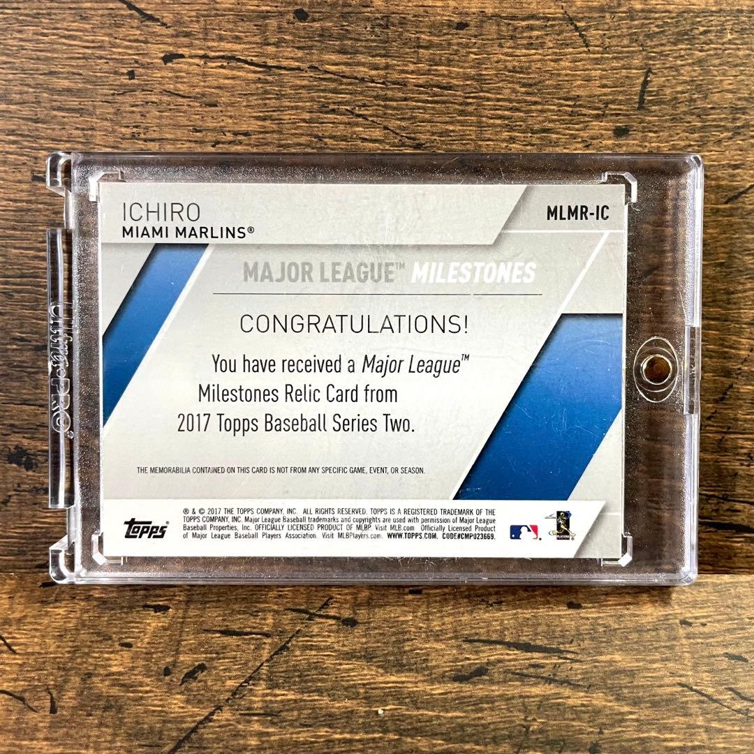 Topps イチロー 入手困難 世界25枚限定 3000本記念ジャージカード