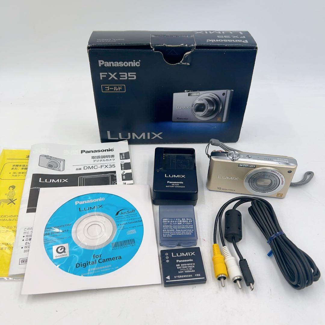 11AB037 Panasonic LUMIX DMC-FX35 セット 動作品 概要 デジタルカメラ DMC-FX35 | LUMIX（ルミックス） ミラーレス一眼