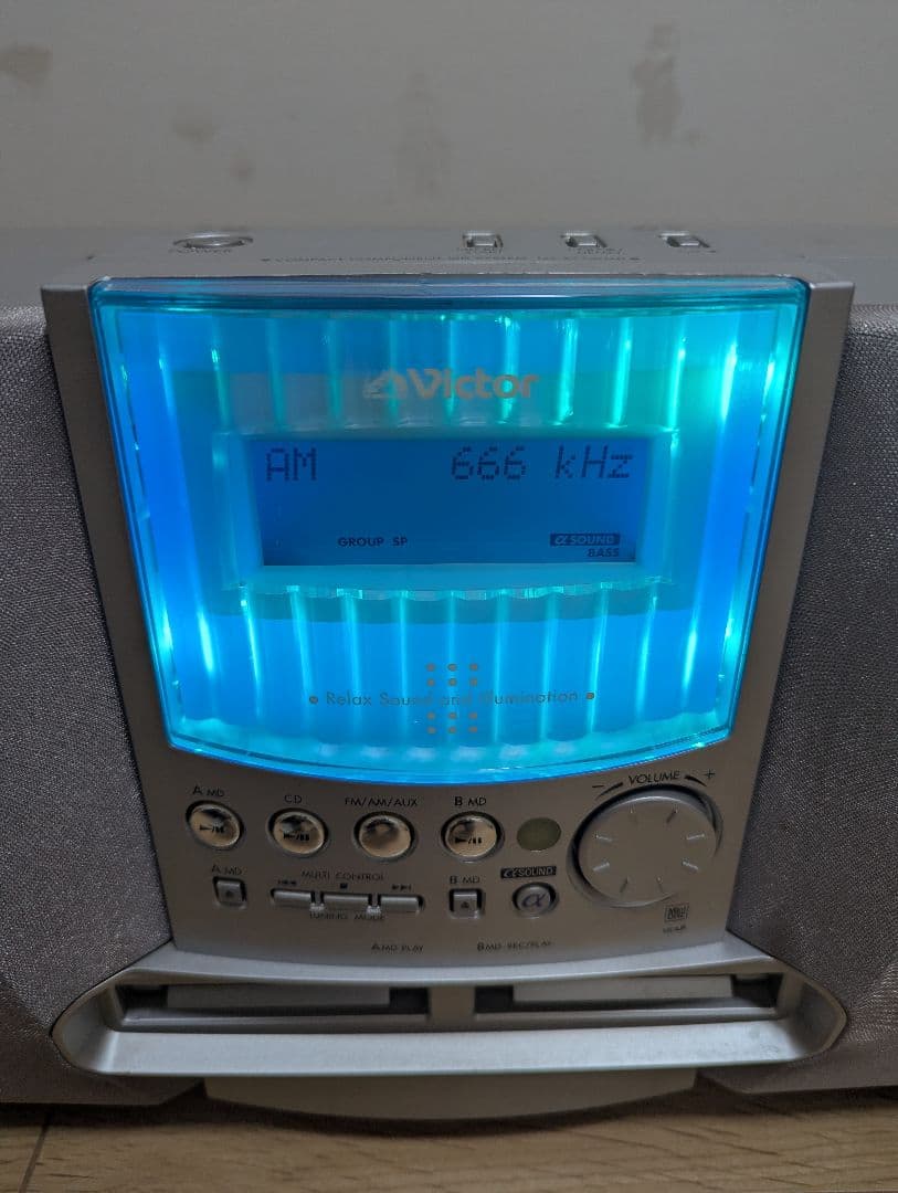 Victor NS-X77WMD コンパクトコンポーネントMDシステ厶 コンポ - メルカリ