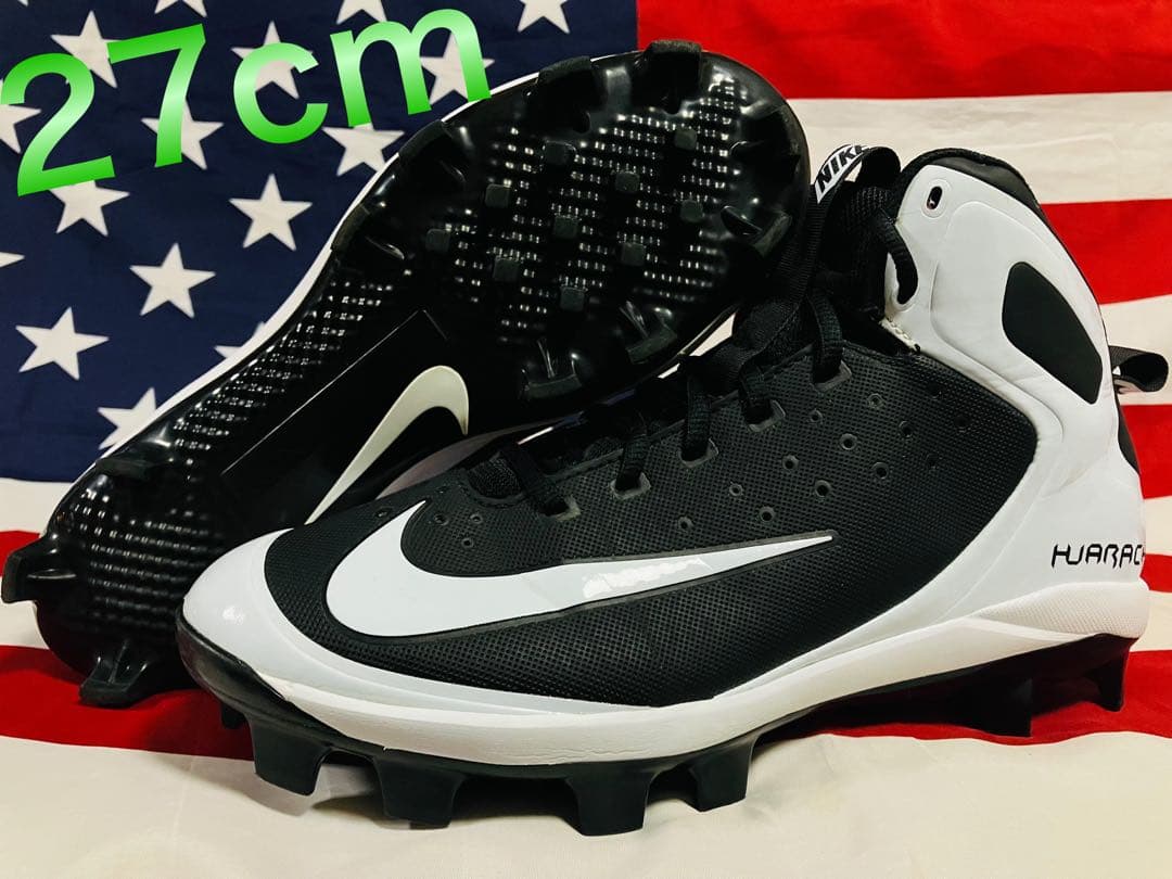 NIKE ナイキ アルファ ハラチ エリート MID 27cm 野球 スパイク 楽天市場】【ナイキ ポイントスパイク】 NIKE 野球 スパイク カラー