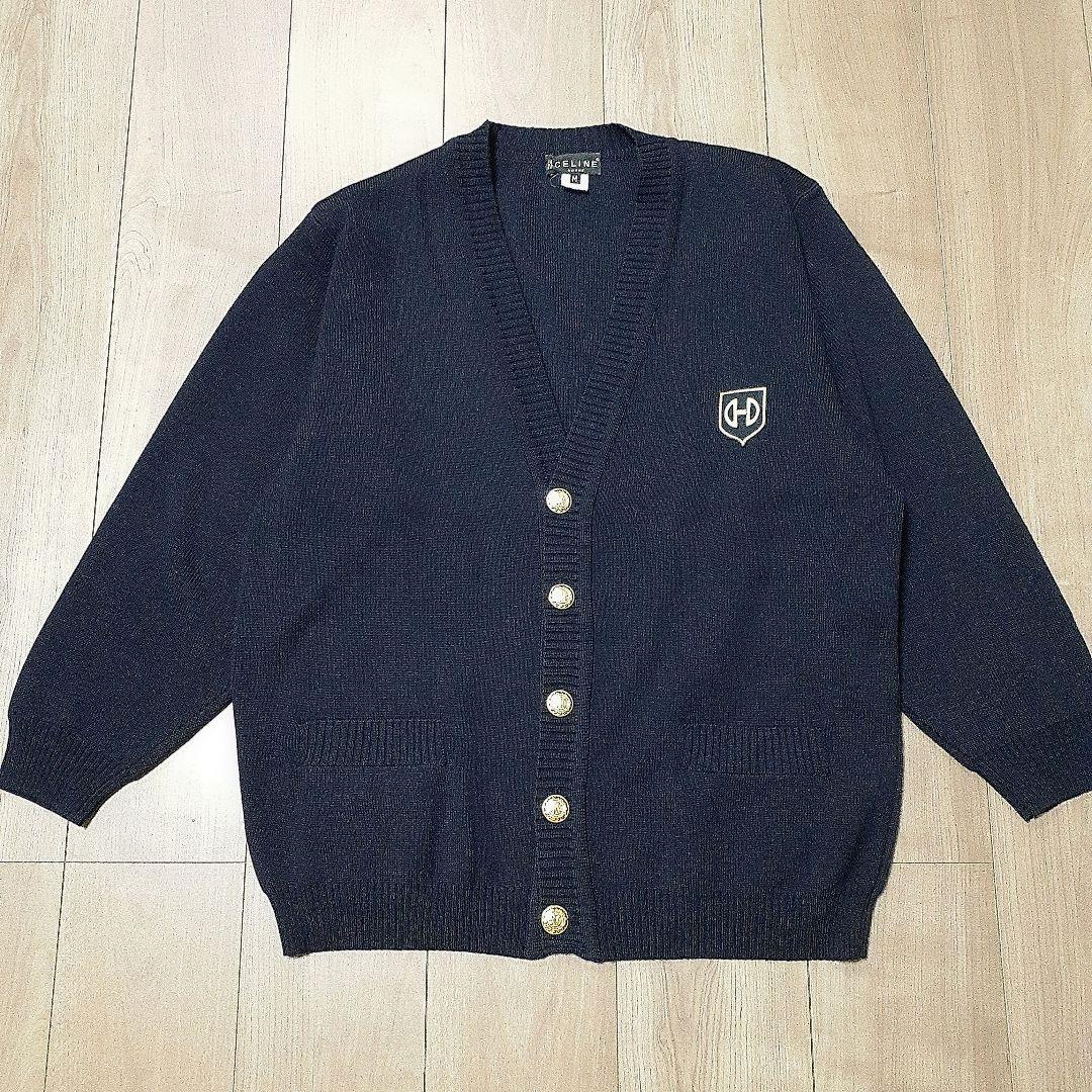 CELINE セリーヌ ウール カーディガン 刺繍 金ボタン old - メルカリ
