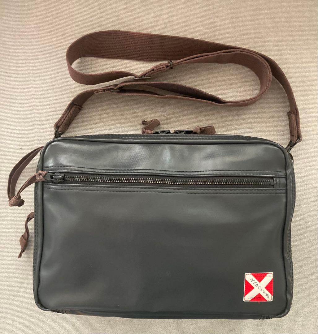PORTER ラゲッジ レーベル ライナー ショルダーバッグ ブラック 廃盤品