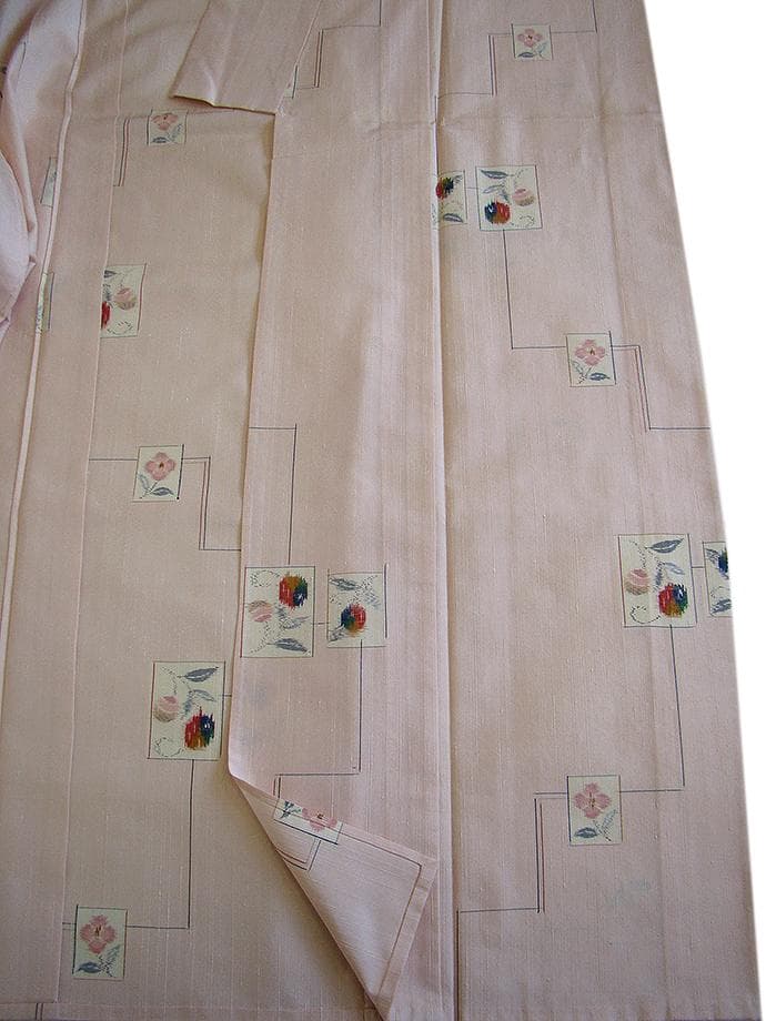 値下げ交渉OK！単衣 十日町紬 紬着尺 正絹 B949 - メルカリ