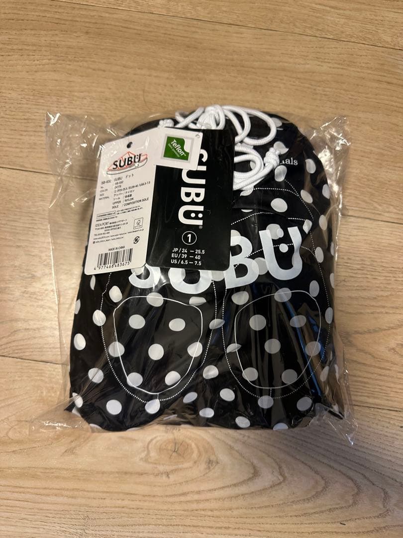 SUBU ドットスリッパ サイズ1 24-25.5cm subu dots - メルカリ
