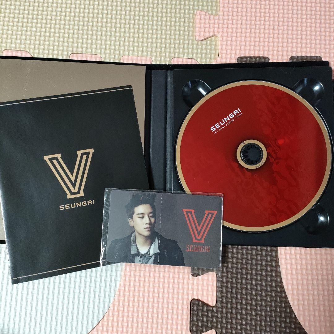 BIGBANG VI ソロ SEUNGRI V.VIP 韓国盤CD カード付 赤 - メルカリ