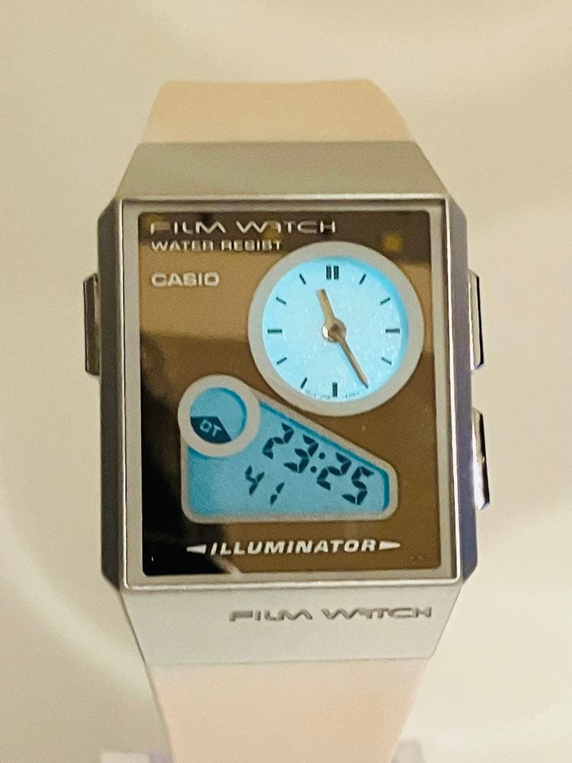 極希少】 レトロ カシオ ペラ CASIO FILM WATCH FS-03 - メルカリ