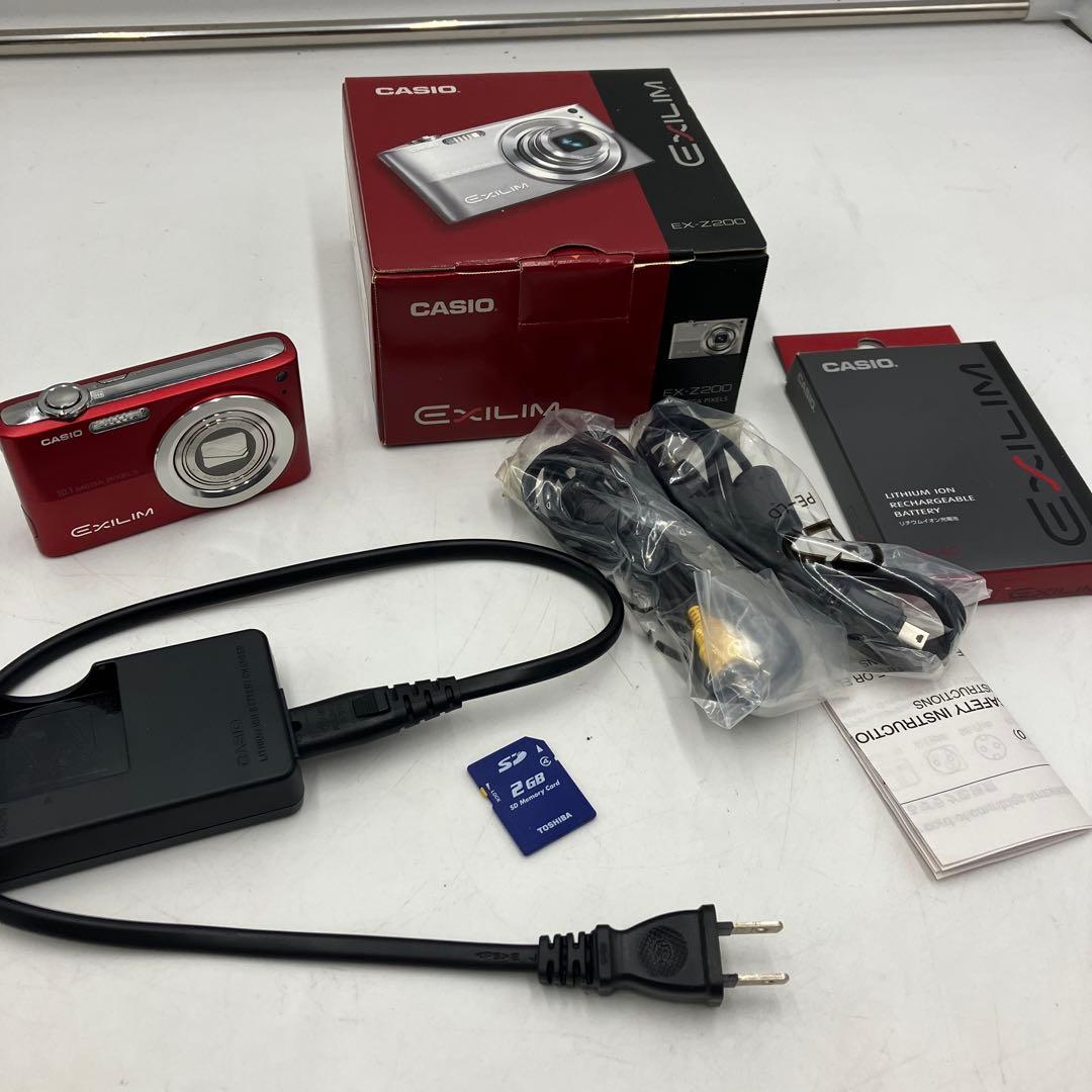 超美品　CASIO EX-Z200 コンパクトデジタルカメラ Amazon | CASIO デジタルカメラ EXILIM (エクシリム) ZOOM Z200