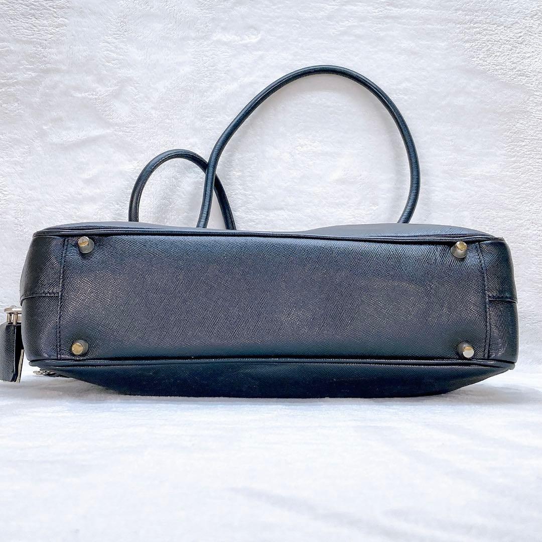 ✨激レア✨プラダ ガレリア トートバッグ ブラック 三角プレート