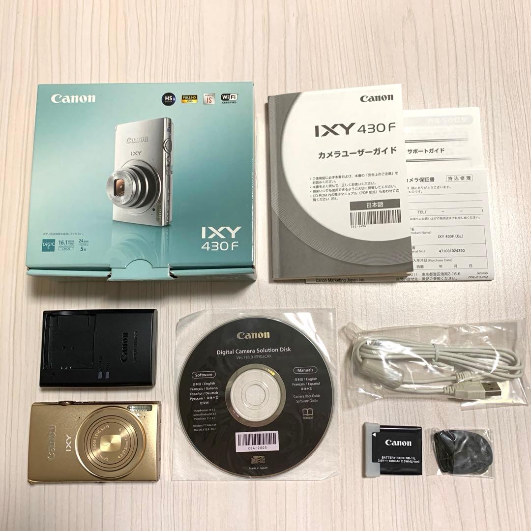 ほぼ未使用】Canon IXY 430F 箱・付属品完備 SDカード付き - メルカリ