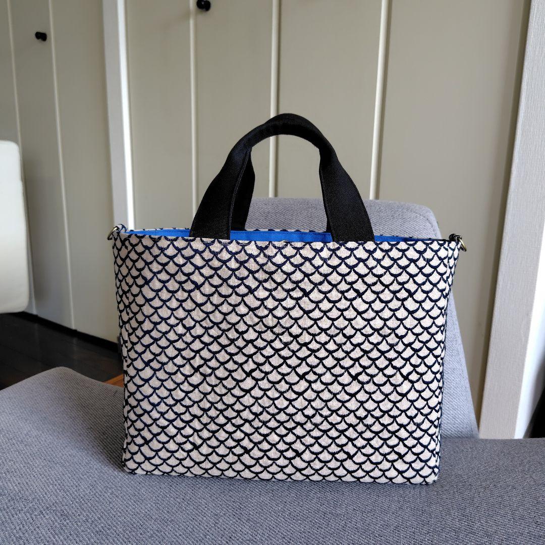 バンブーオーダー品専用 オーダーメイド【バンブー手提げバッグ｜縦型小・外ポケット付】祭用品