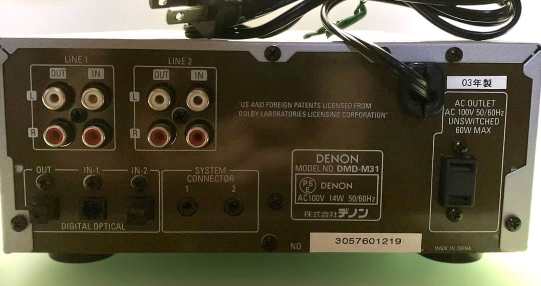 DENON DMD-M31 MDプレーヤー/レコーダー 稼動品