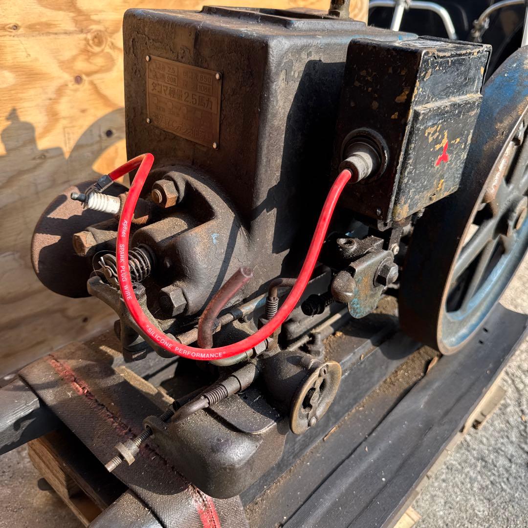 タコマ製 箱マグ レトロな古い石油発動機エンジン - メルカリ