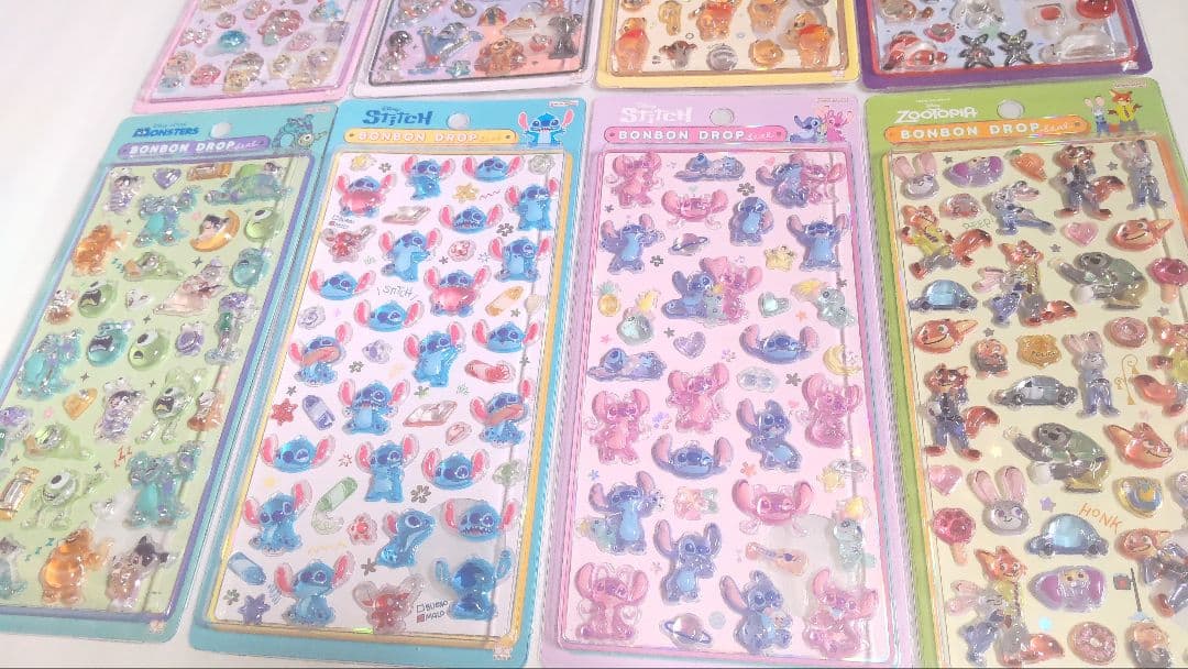 正規品】ボンボンドロップシール ディズニー 8点セット - メルカリ