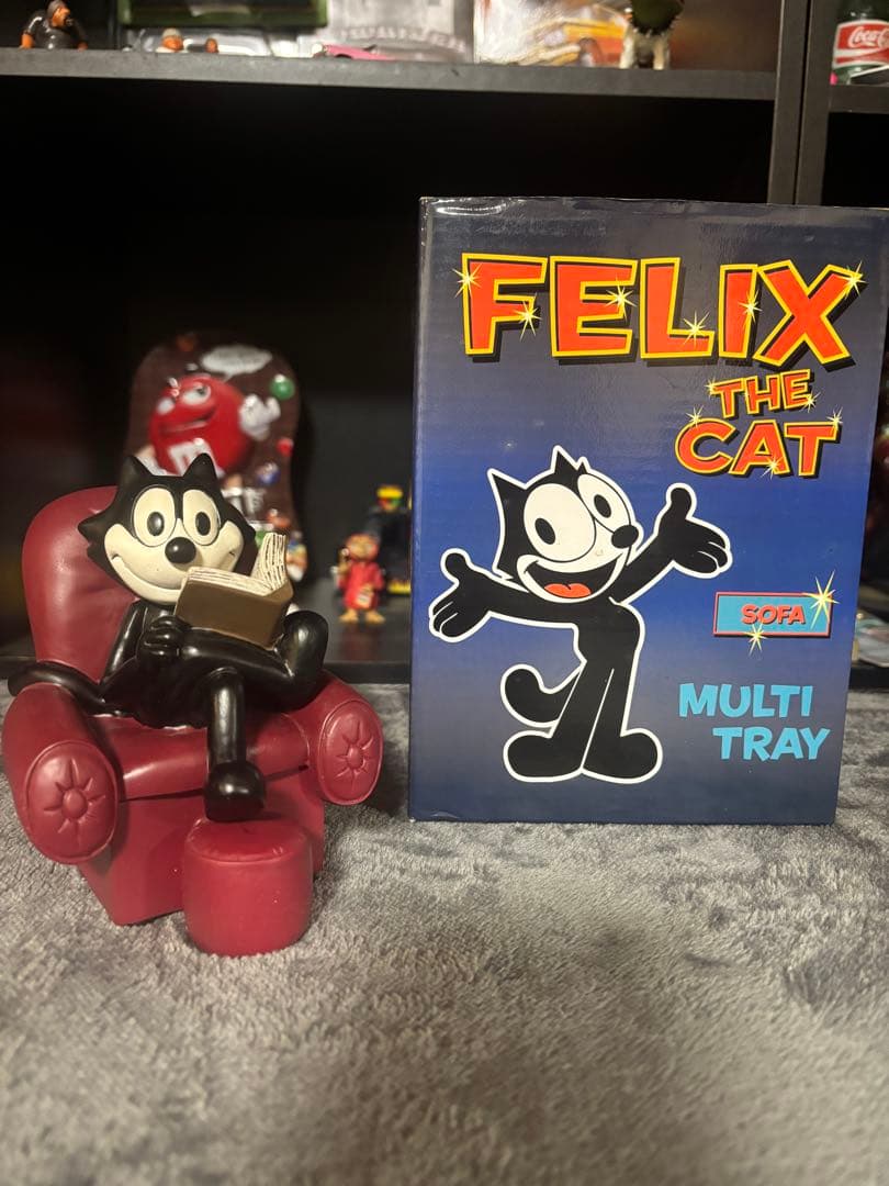 フェリックス・ザ・キャット フィギュア トレイ 灰皿 箱付き フェリックス ソファ 灰皿 小物入れ フィリックス ザ キャット