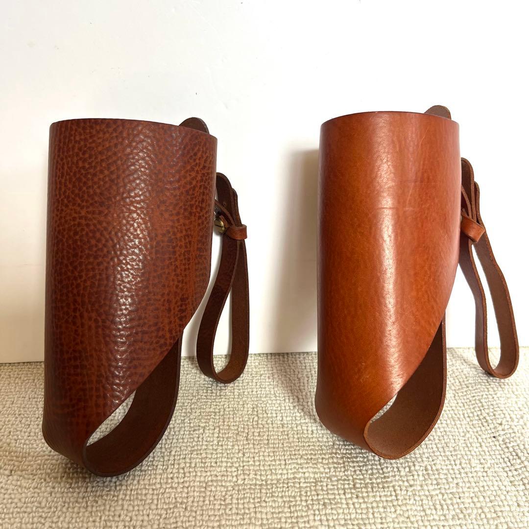 美品 organ オルガン ボトルホルダー 本革 水筒 HERZ 1個 - メルカリ