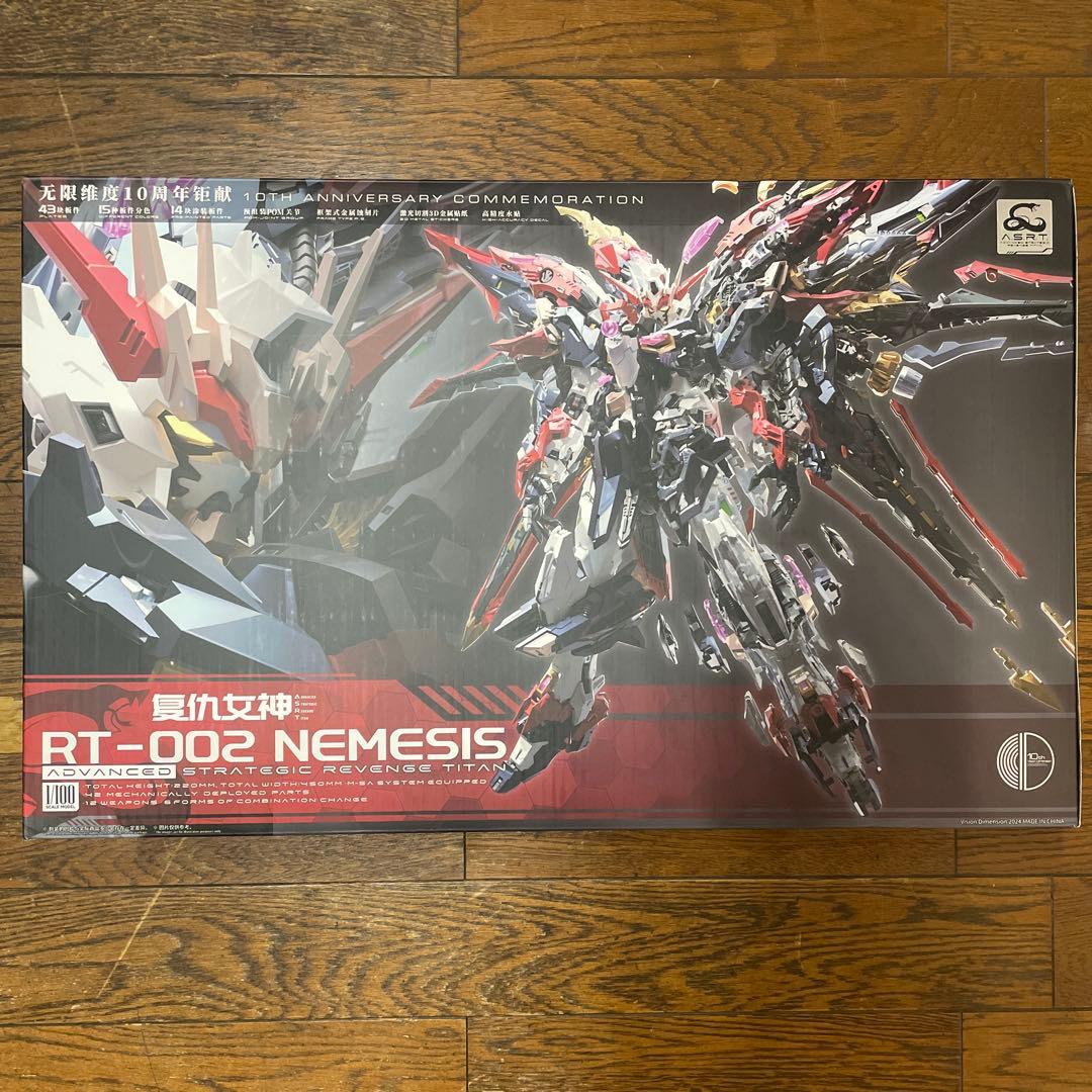 IN ERA+無限新星 1/100 NEMESIS 復讐女神　プラモデル Amazon | IN ERA+無限新星 1/100 RT-002 NEMESIS 復讐女神、10周年記念