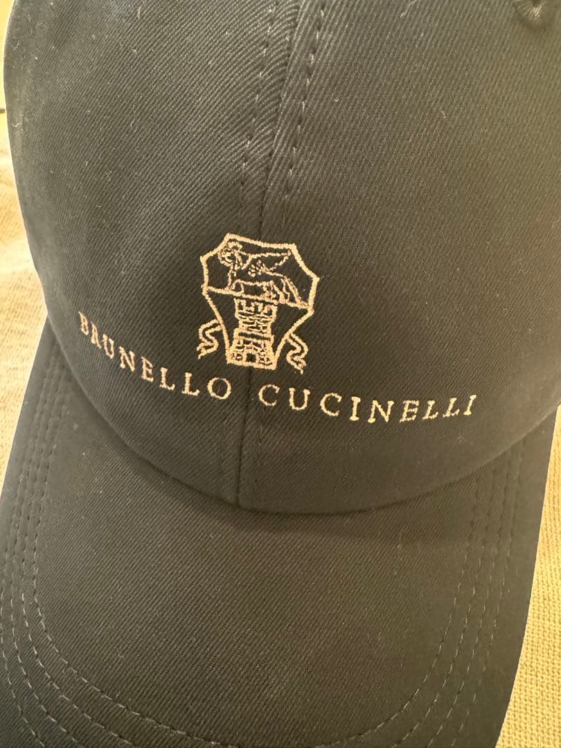 美品】BRUNERO CUCINELLI コットンキャップ ネイビー L - メルカリ