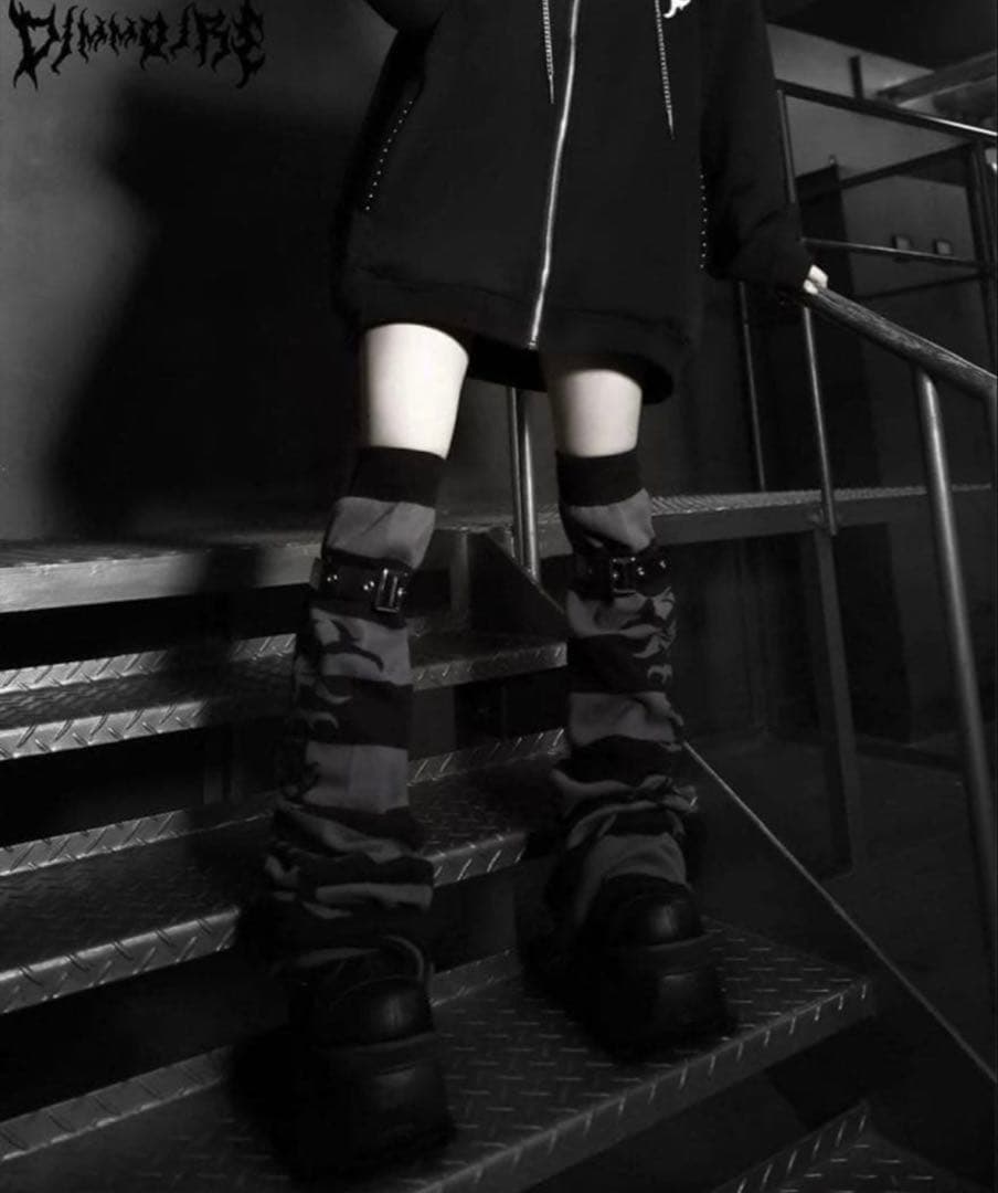 DimMoire BIGロゴ ニーハイウォーマー 未使用タグ付き - メルカリ