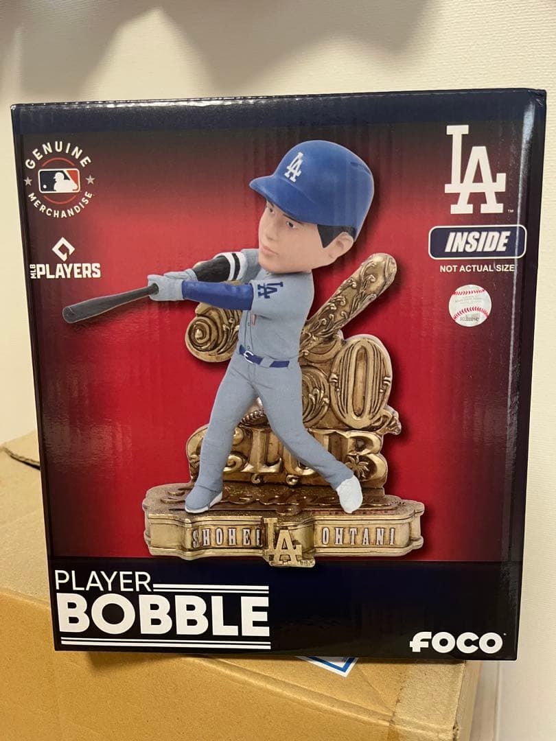 大谷翔平 50-50記念ボブルヘッド 世界限定2024個 シリアルナンバー付き 世界限定2,024体】大谷翔平 ドジャースグッズ ボブルヘッド 50-50達成
