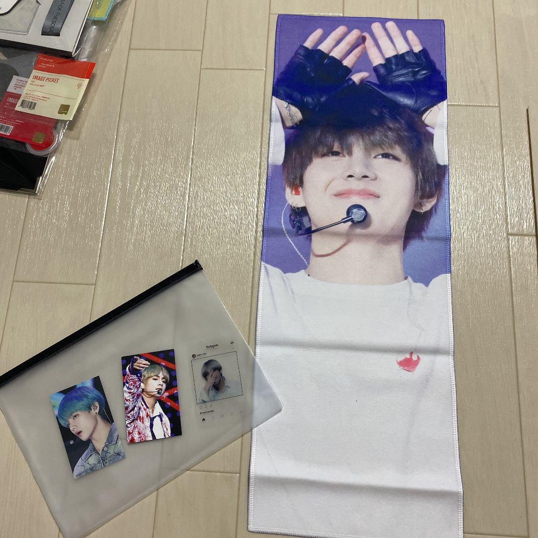 テヒョン スローガン フラッグ うちわ プレミアムフォト ランヤード