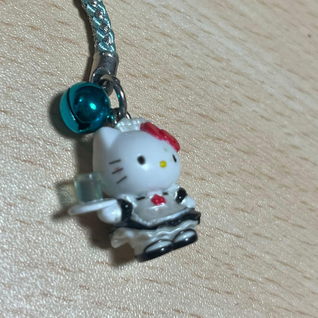 レア☆ご当地キティ根付けストラップ 大阪日本橋限定 メイド ハロー