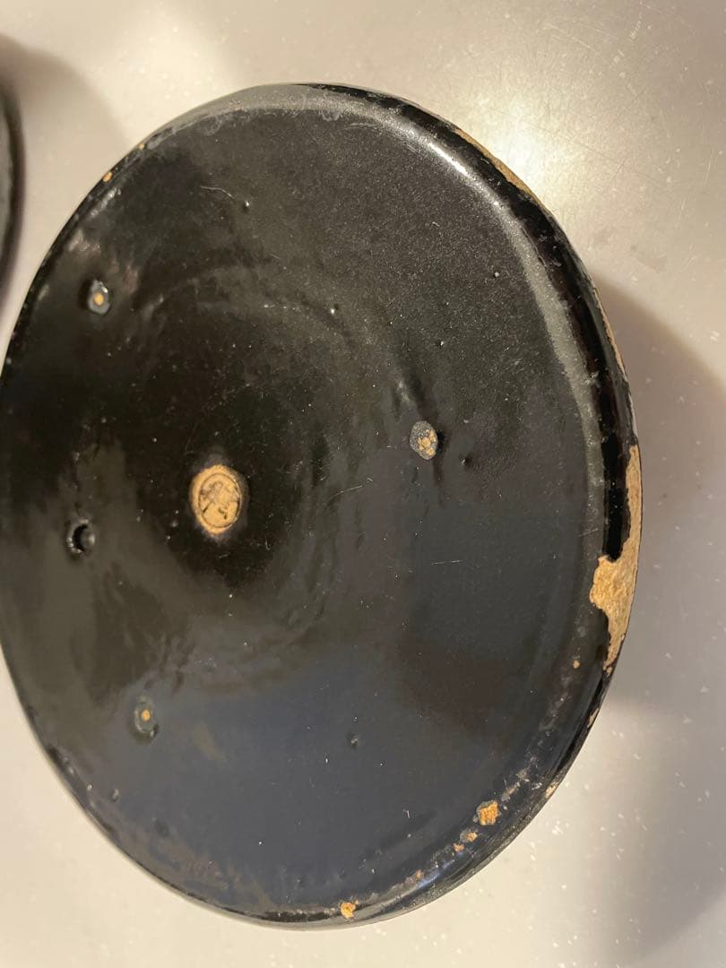 《雲井窯》御飯鍋　黒楽 三合 炊き