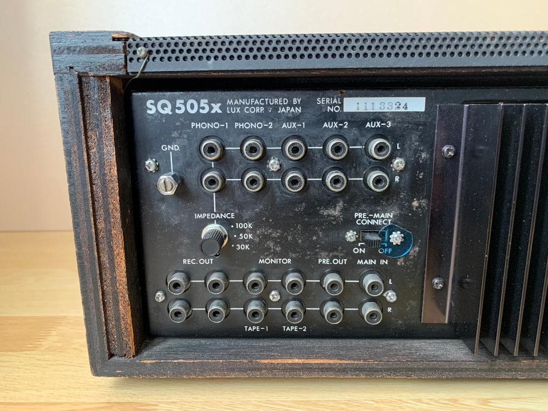 フルレストア品】LUXMAN ラックスマン プリメインアンプ 505X - メルカリ
