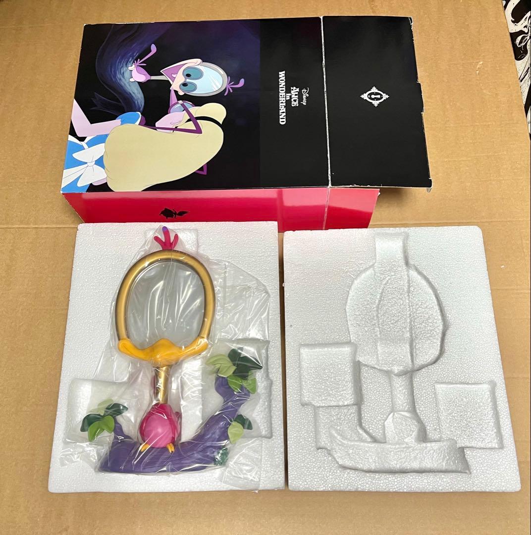 入手困難 不思議の国のアリス ミラーバード フィギュア 鏡 ディズニー