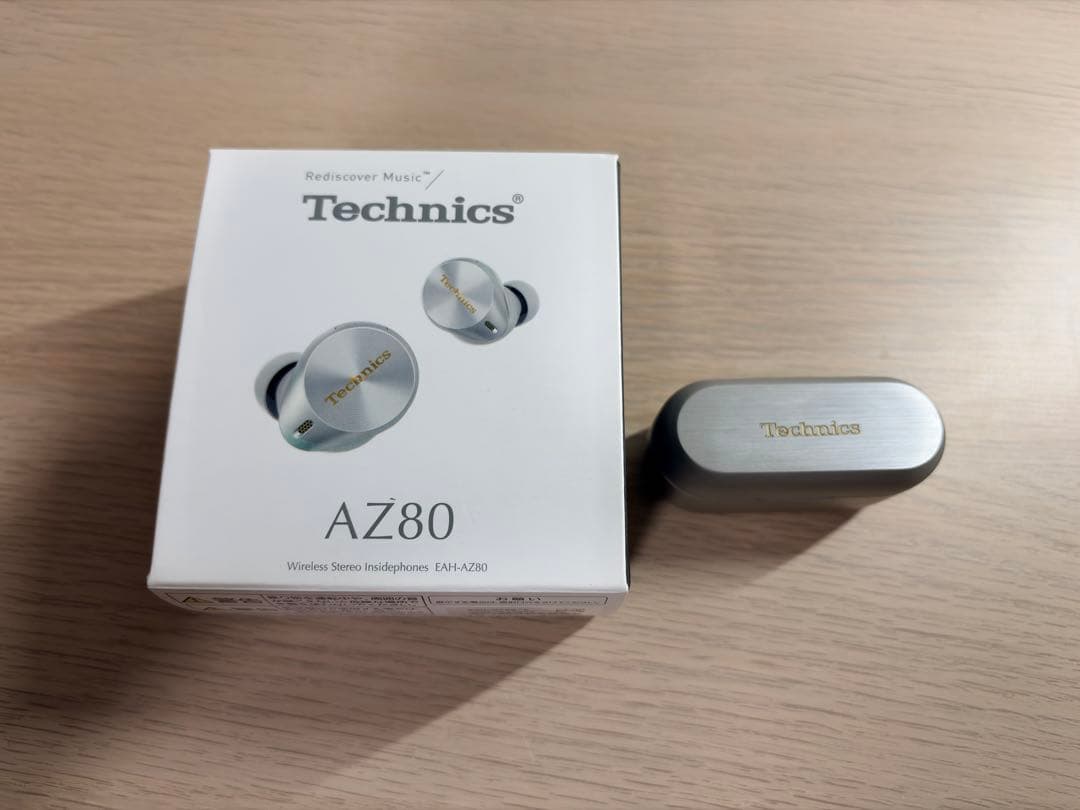 訳あり Technics AZ80 ワイヤレスイヤホン シルバー 訳あり】Technics EAH-AZ80 シルバー Technics EAH-AZ80 (Silver) True