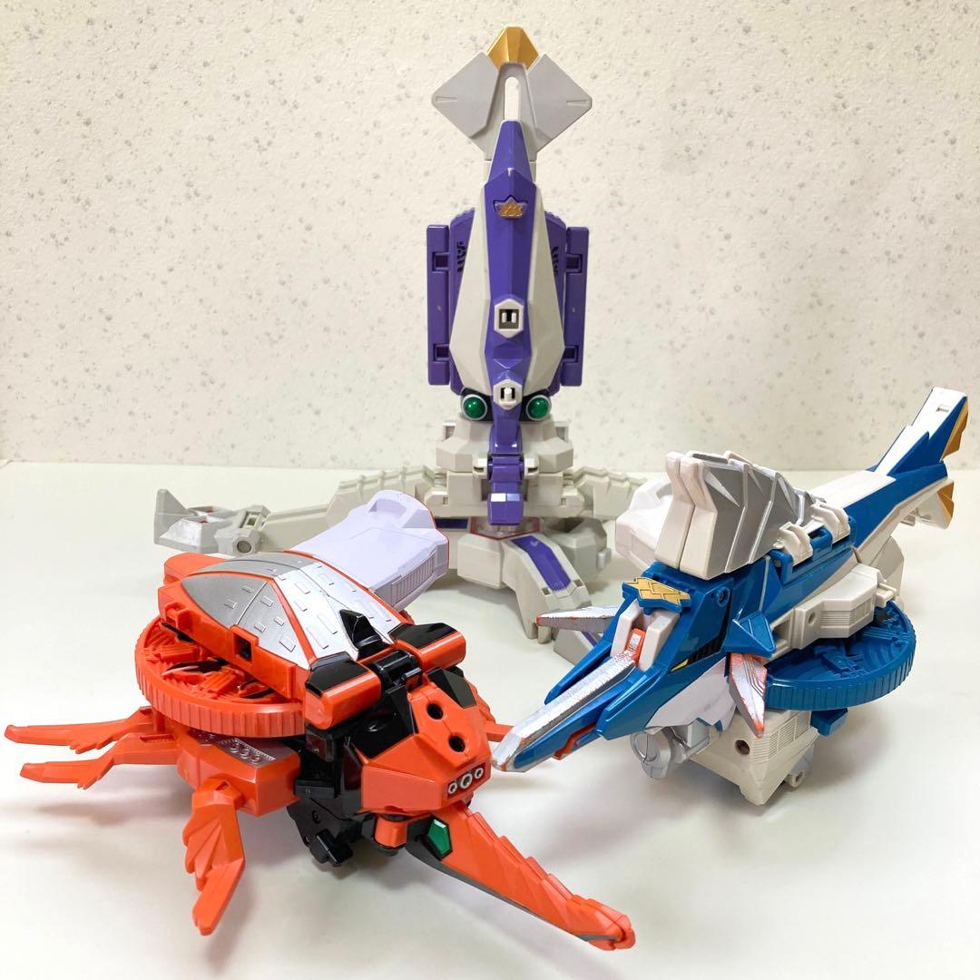 兜折神/舵木折神/烏賊折神/3体セット/侍合体シリーズ/侍戦隊シン