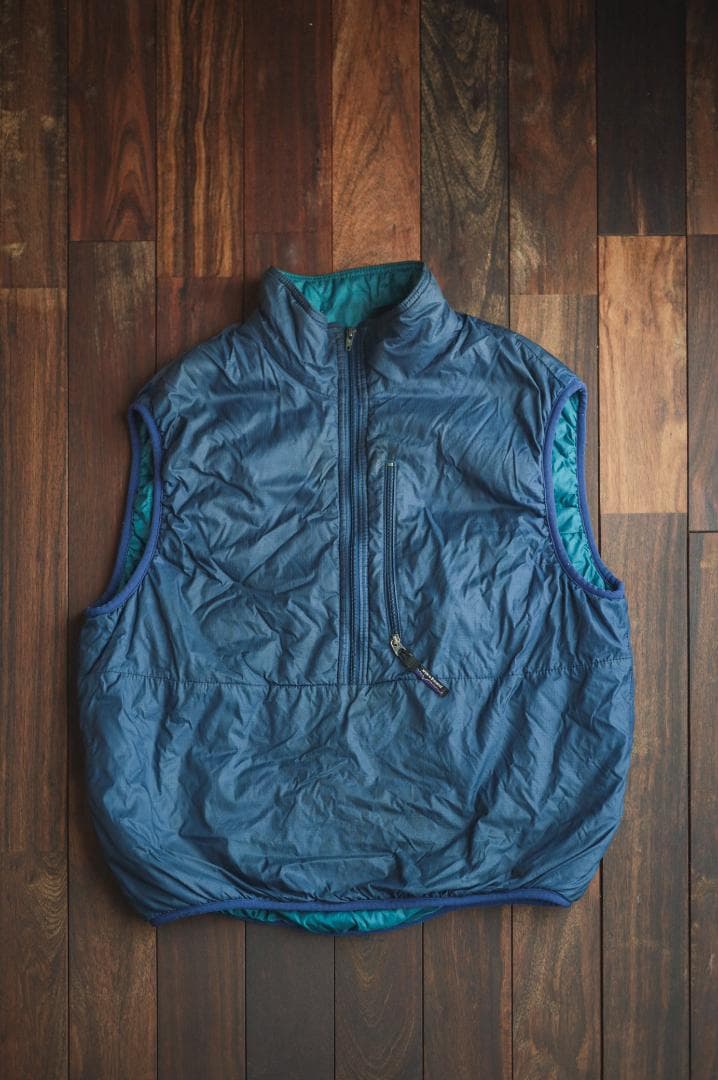 patagonia パフボールベストM ネイビー90s MADE IN USA - メルカリ
