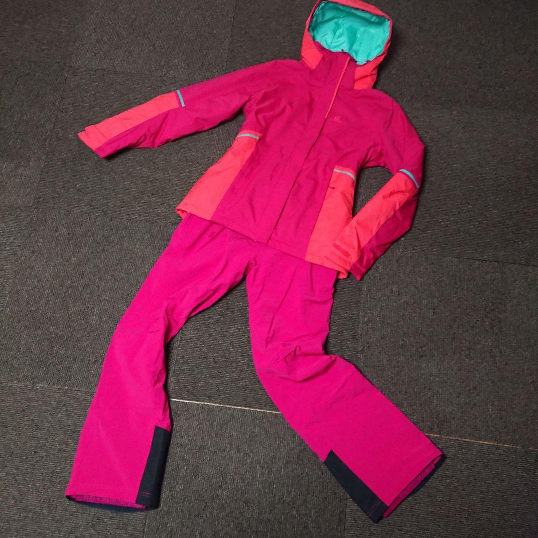 送料無料【SALOMON】レディーススキーウェア上下まとめ M/M SALOMON（サロモン） スキーウェア ジャケット レディース HIGHLAND