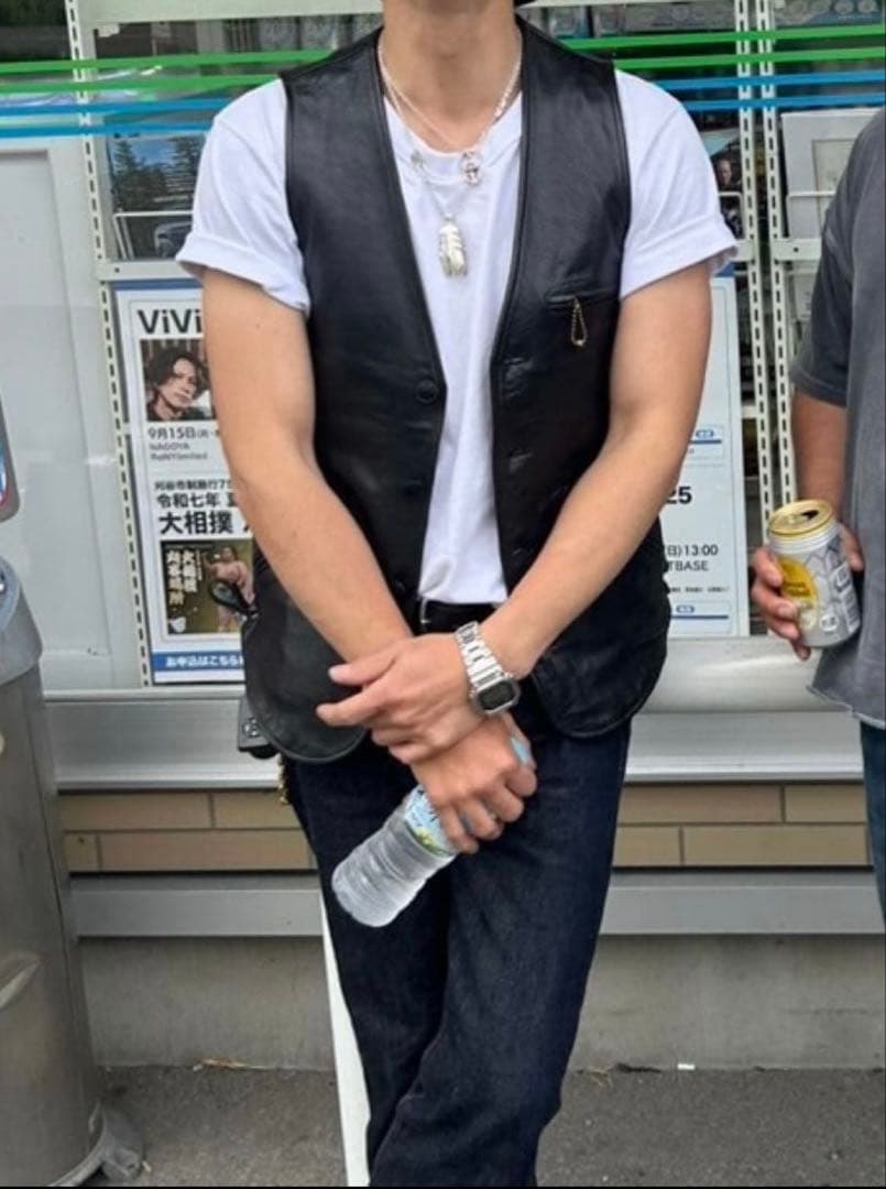 最終値下げ‼️WESTRIDE CYCLE TOGS レザーベスト 36 - メルカリ