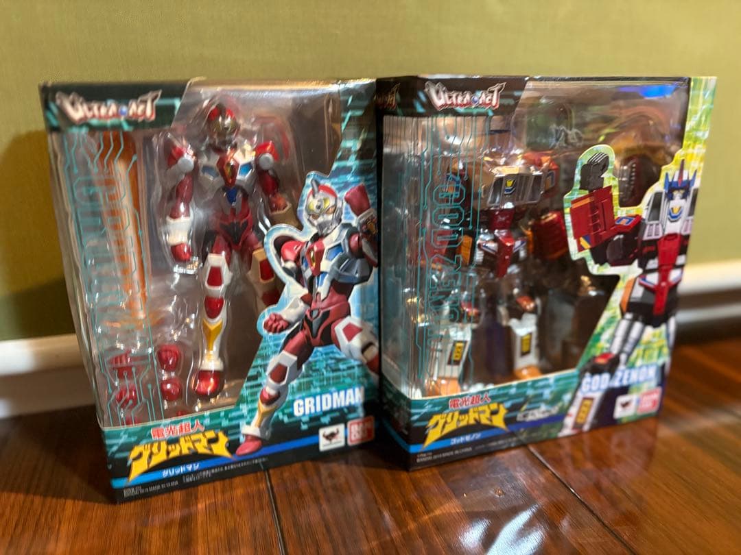 ウルトラアクト グリッドマン ゴッドゼノン セット売りULTRA-ACTオマケ付 Amazon.co.jp: ULTRA-ACT 合体電神ゴッドゼノン（魂ウェブ限定