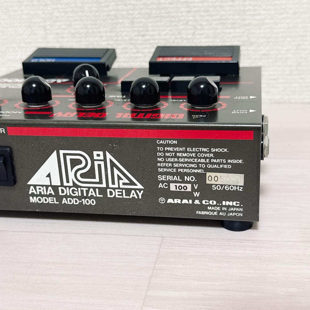 2201【美品】ARIA ADD-100 デジタルディレイ 日本製 エフェクター
