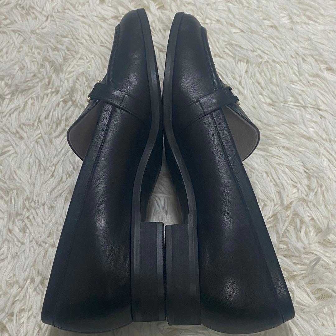 美品】銀座かねまつ ローファー 23.5cm 黒 バックル AQUA BELL - メルカリ