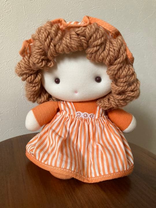 人形 昭和レトロ 毛糸の髪 - メルカリ