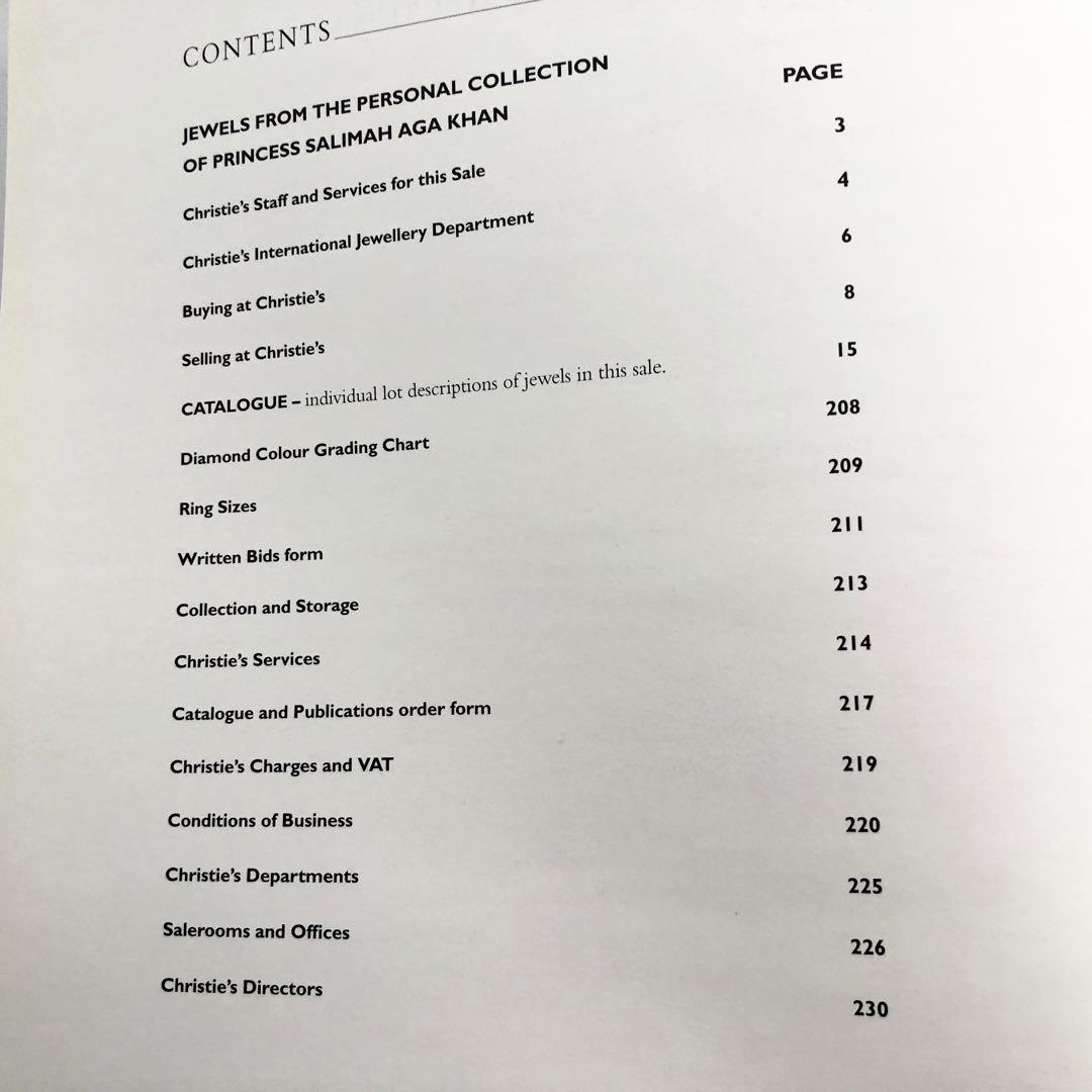 サリマー・アガ・カーン王妃 ジュエリーコレクション 写真集「Jewels」