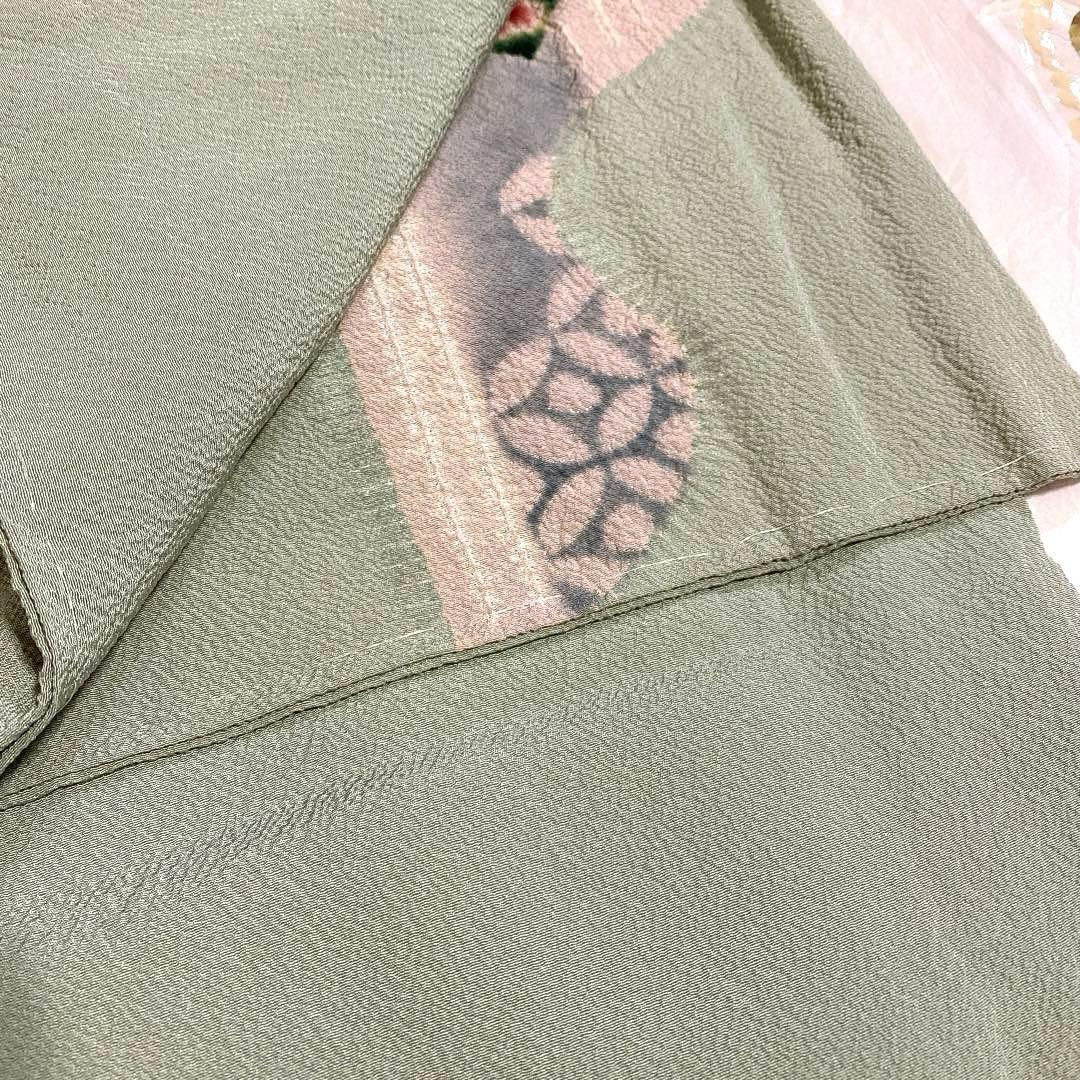 専用】着物-辻が花着物156【訪問着】【未使用しつけ付】アンティーク調