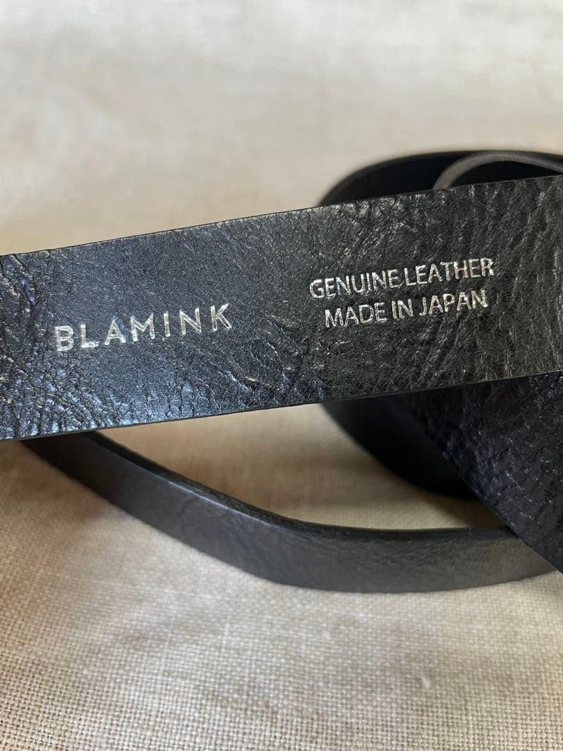 ブラミンク BLAMINK ナローベルト ブラックの通販はau PAY マーケット