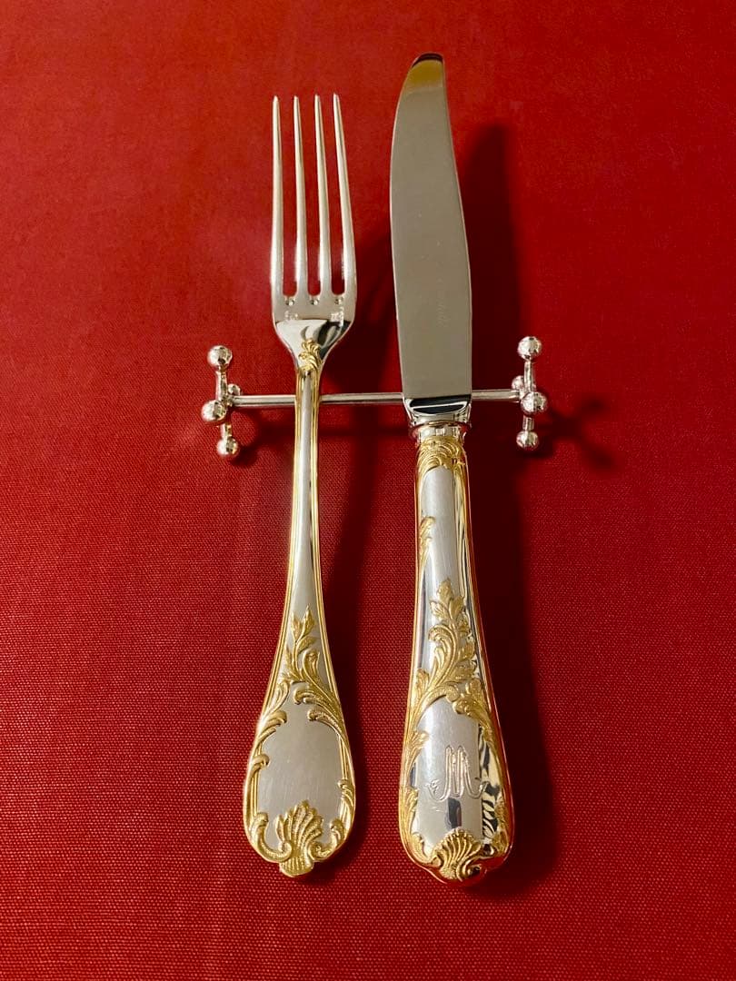 ☆レアアイテム☆特別感を演出】クリストフル ブール ナイフレスト 4本