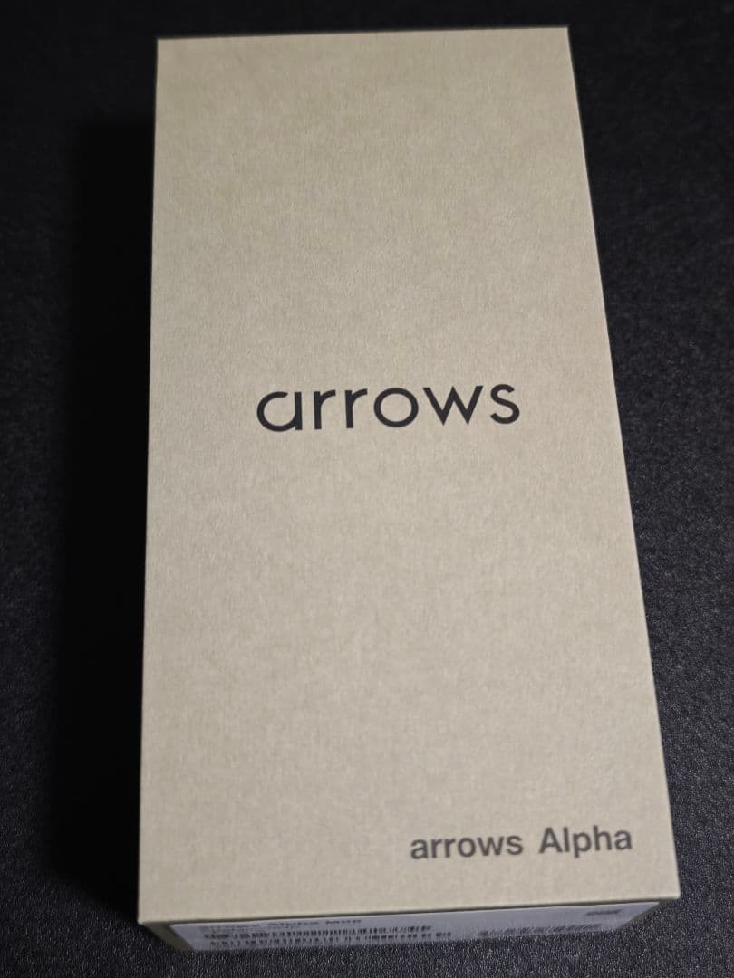 arrows Alpha スマートフォン本体　ブラック　新品　未開封 Amazon | arrows(アローズ) Alpha【正規代理店】SIMフリー
