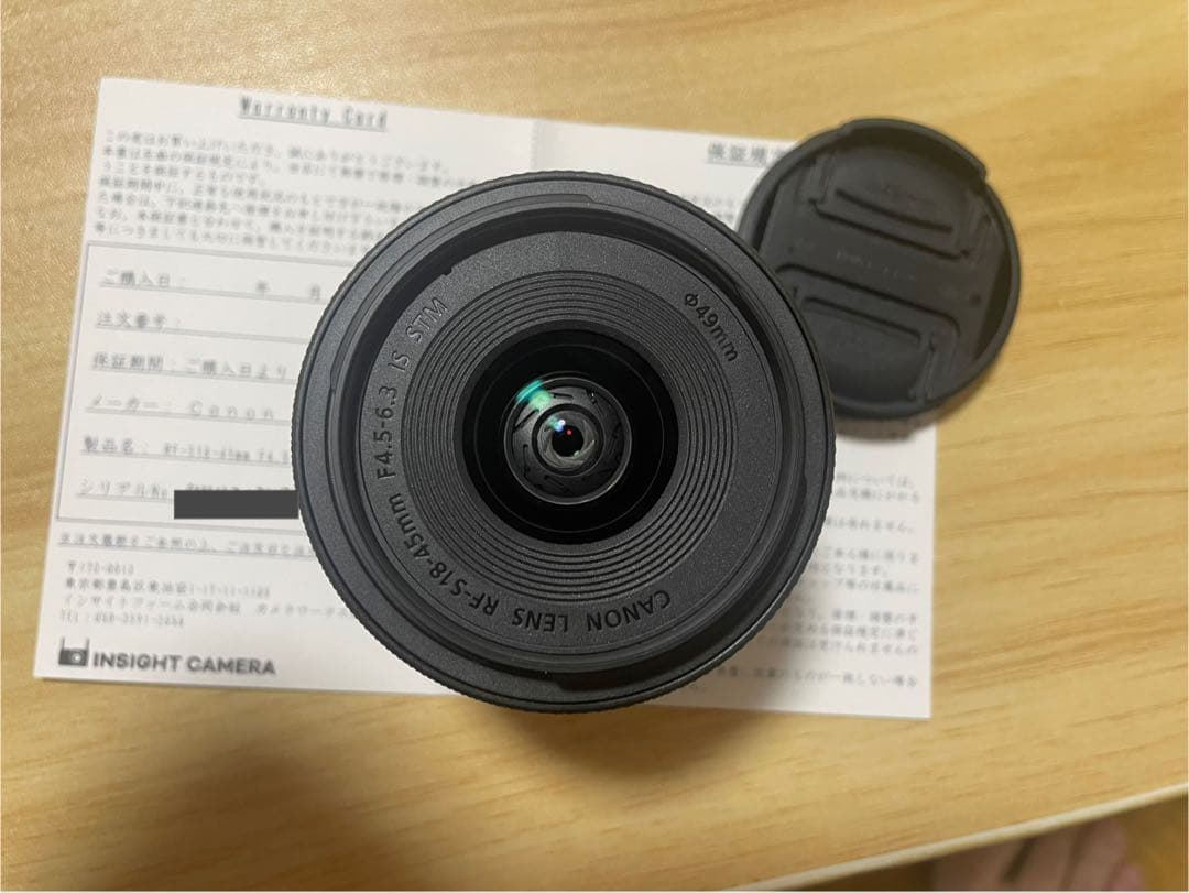 【新品未使用】CANON RF-S18-45mm F4.5-6.3 IS STM